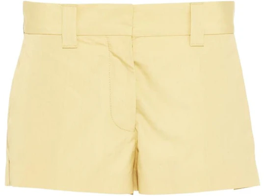 (W) MIU MIU SS23 黃色低腰直筒休閒短褲. MP1669-10RG-F0901 Order (W) MIU MIU SS23 黃色低腰直筒休閒短褲. MP1669-10RG-F0901