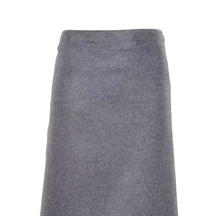 (Women) MIU MIU SS23 Logo Embroidered High-Waist Midi Skirt Women’s Grey MG2001-125Q-F0031-S-231 圖 6