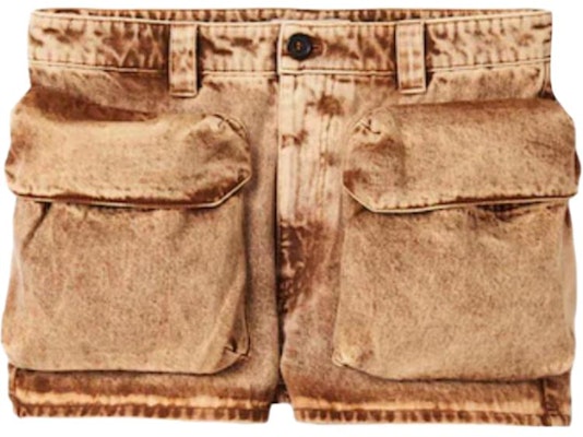(Women) MIU MIU SS23 Logo Embroidered Marble Denim Shorts Women’s Light Brown GWP466-121H-F0046-S-231 Buy (Women) MIU MIU SS23 Logo Embroidered Marble Denim Shorts Women’s Light Brown GWP466-121H-F0046-S-231