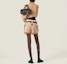 Shop (Women) MIU MIU SS23 Logo Embroidered Marble Denim Shorts Women’s Light Brown GWP466-121H-F0046-S-231