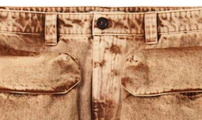 (Women) MIU MIU SS23 Logo Embroidered Marble Denim Shorts Women’s Light Brown GWP466-121H-F0046-S-231 Details for (Women) MIU MIU SS23 Logo Embroidered Marble Denim Shorts Women’s Light Brown GWP466-121H-F0046-S-231