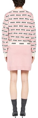 (W) MIU MIU 2023春夏粉色提花字母修身迷你裙 时尚 MMG402-1V8X-F0D8U Shop (W) MIU MIU 2023春夏粉色提花字母修身迷你裙 时尚 MMG402-1V8X-F0D8U