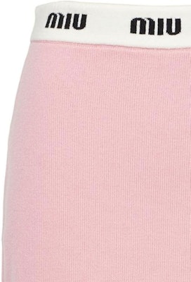(W) MIU MIU 2023春夏粉色提花字母修身迷你裙 时尚 MMG402-1V8X-F0D8U Sizing (W) MIU MIU 2023春夏粉色提花字母修身迷你裙 时尚 MMG402-1V8X-F0D8U