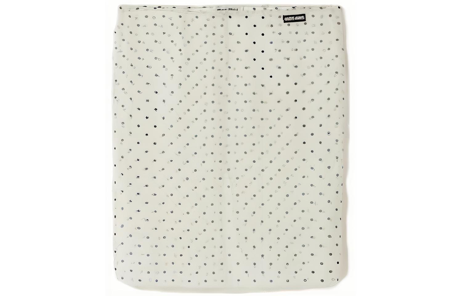 (Women) MIU MIU SS23 Polka Dot Print Mid-Rise Casual Skirt White Women’s Fashion. MG2099-13R3-F0A72-S-232