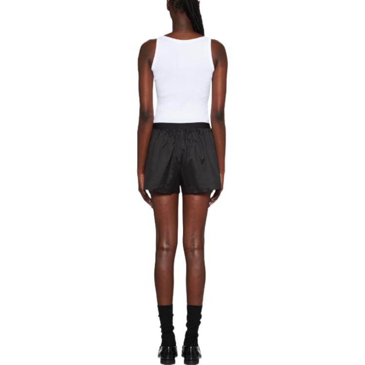 Shop (W) MIU MIU SS23 ホワイト ロゴプリント ニット タンクトップ レディース用 MMV075-12ZL-F0009-S-231