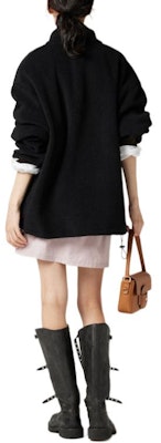 (W) MIU MIU SS24 Sudadera Negra con Logo de Lana con Cremallera y Cuello Alto. MJL043-15V3-F0002-S-OOO Shop (W) MIU MIU SS24 Sudadera Negra con Logo de Lana con Cremallera y Cuello Alto. MJL043-15V3-F0002-S-OOO