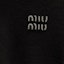 Cheap (W) MIU MIU SS24 黑色水钻字母罗纹长袖毛衣 MML725-15NO-F0002-S-231