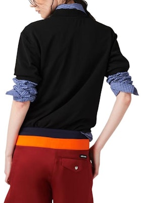 (W) MIU MIU SS24 Baju Polo Hitam Lengan Pendek dengan Sulaman Logo. MJN535-14RW-F0002-S-OOO Shop (W) MIU MIU SS24 Baju Polo Hitam Lengan Pendek dengan Sulaman Logo. MJN535-14RW-F0002-S-OOO