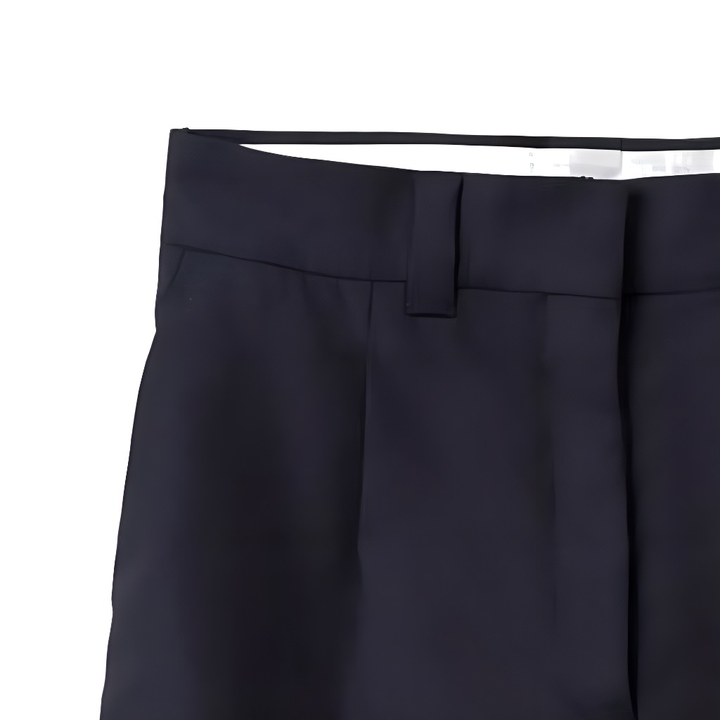 (Women) MIU MIU SS24  Blue Casual Shorts with Logo Embroidery & Zip Pockets. MP1751-11AD-F0008-S-OOO 圖 6