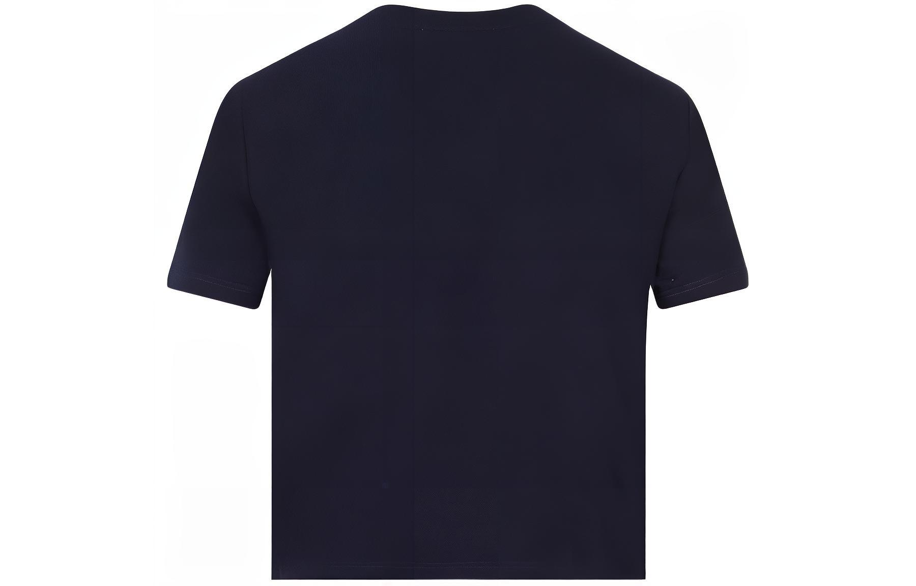 Lookbook (W) MIU MIU SS24 蓝色短袖圆领字母T恤。 MJN483-14ER-F0124-S-232