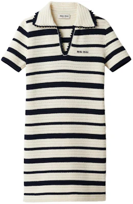 (W) MIU MIU 春夏24彩色条纹针织迷你连衣裙米白色. MMA844-138S-F0UB0-S-OOO Buy (W) MIU MIU 春夏24彩色条纹针织迷你连衣裙米白色. MMA844-138S-F0UB0-S-OOO