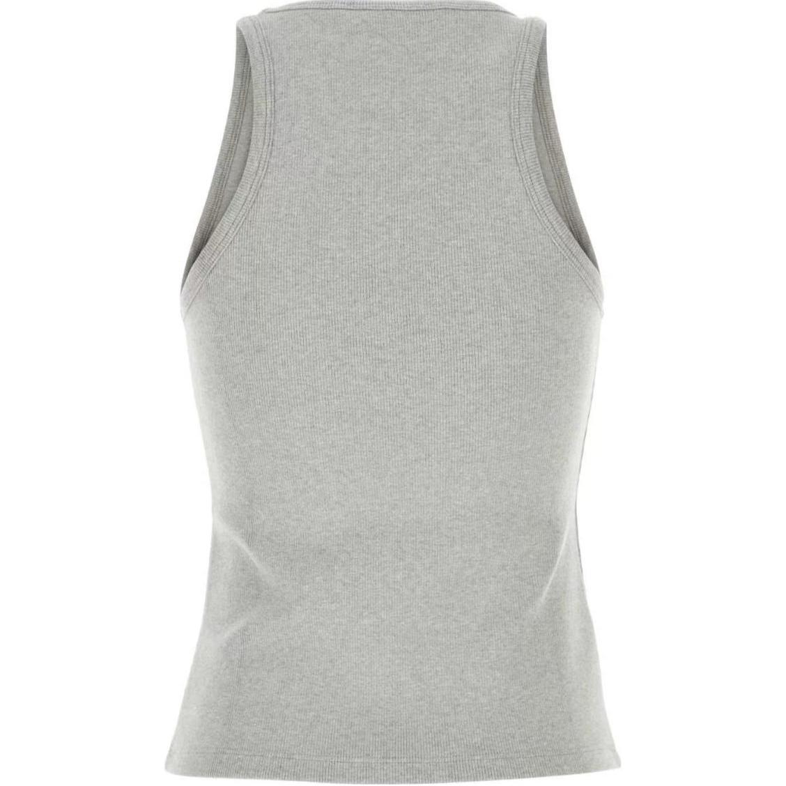 Lookbook (W) MIU MIU SS24 灰色字母提花无袖针织衫 MJT678-15NL-F0031-SOOO