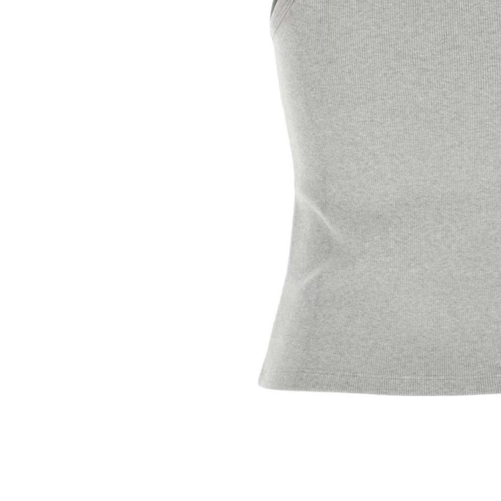 Sizing (W) MIU MIU SS24 灰色字母提花无袖针织衫 MJT678-15NL-F0031-SOOO