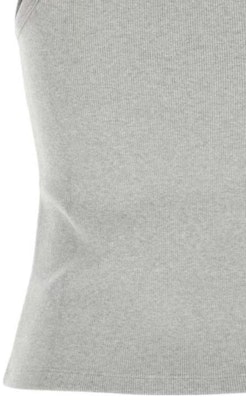 (W) MIU MIU SS24 灰色字母提花无袖针织衫 MJT678-15NL-F0031-SOOO Sizing (W) MIU MIU SS24 灰色字母提花无袖针织衫 MJT678-15NL-F0031-SOOO