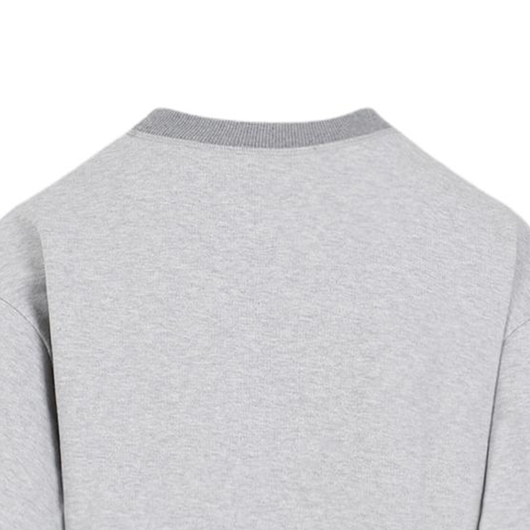 Sizing (W) MIU MIU SS24 灰色标志印花短款长袖圆领卫衣 MJL779-14EJ-F0031-S-OOO