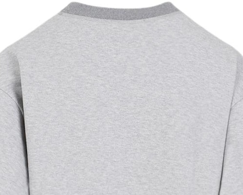 (W) MIU MIU SS24 灰色标志印花短款长袖圆领卫衣 MJL779-14EJ-F0031-S-OOO Sizing (W) MIU MIU SS24 灰色标志印花短款长袖圆领卫衣 MJL779-14EJ-F0031-S-OOO