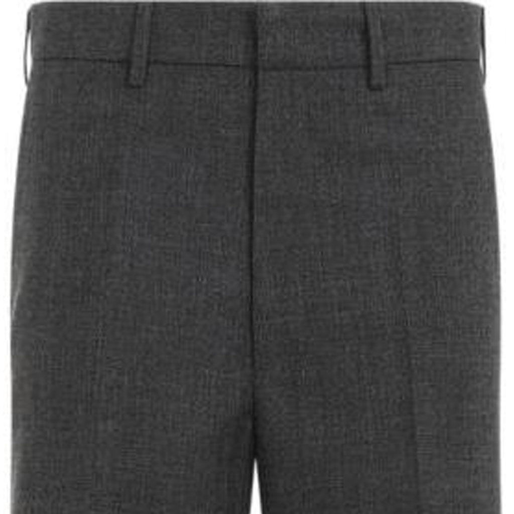 Purchase (W) MIU MIU SS24 Celana Casual Abu-abu Potongan Lurus dengan Saku Samping MP1831-11CZ-F0480-S-OOO