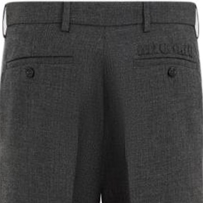 (W) 미우미우 SS24 그레이 미드라이즈 스트레이트 캐주얼 팬츠 사이드 포켓 MP1831-11CZ-F0480-S-OOO Details for (W) 미우미우 SS24 그레이 미드라이즈 스트레이트 캐주얼 팬츠 사이드 포켓 MP1831-11CZ-F0480-S-OOO