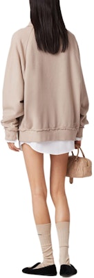 (W) MIU MIU SS24 Sweatshirt Lengan Panjang dengan Bordir Logo. MJL914-137J-F0627-S-231 Shop (W) MIU MIU SS24 Sweatshirt Lengan Panjang dengan Bordir Logo. MJL914-137J-F0627-S-231