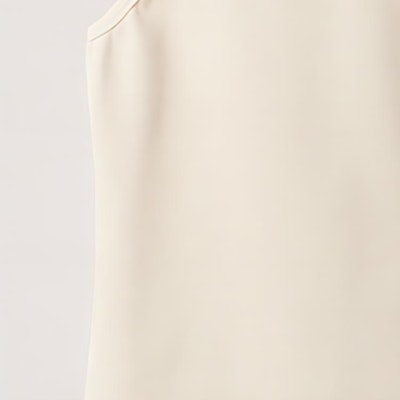 (W) MIU MIU SS24 天然无袖针织背心字母提花设计. MJT678-14AS-F066V-S-OOO Sizing (W) MIU MIU SS24 天然无袖针织背心字母提花设计. MJT678-14AS-F066V-S-OOO