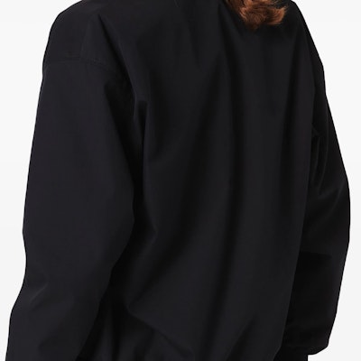 (Women) MIU MIU SS24 Navy Blue Logo Patch Zipper Loose-Fit Bomber Jacket. ML1051-12NS-F0008-S-OOO Shop (Women) MIU MIU SS24 Navy Blue Logo Patch Zipper Loose-Fit Bomber Jacket. ML1051-12NS-F0008-S-OOO