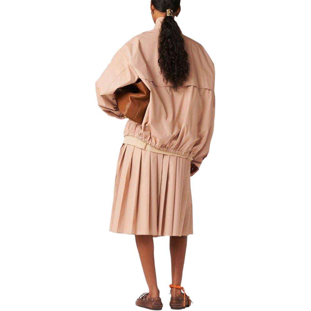 (Women) MIU MIU SS24  Pink Single-Breasted Jacket with Logo Embroidery. ML1046-15ML-F0770-S-OOO 圖 4