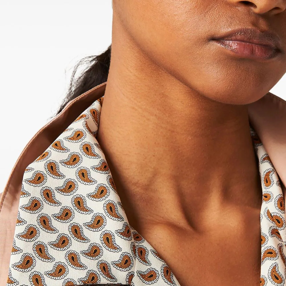 (Women) MIU MIU SS24  Pink Single-Breasted Jacket with Logo Embroidery. ML1046-15ML-F0770-S-OOO 圖 6