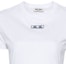 Lookbook (W) MIU MIU SS24 Baju-T Pendek Putih Bersulam Logo MJN483-14ER-F0009-S-WMO