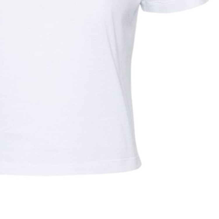 Purchase (W) MIU MIU SS24 Baju-T Pendek Putih Bersulam Logo MJN483-14ER-F0009-S-WMO