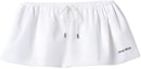 Buy (W) MIU MIU SS24 白色Logo抽绳休闲半身裙。 MG2236-10RG-F0009-S-OOO