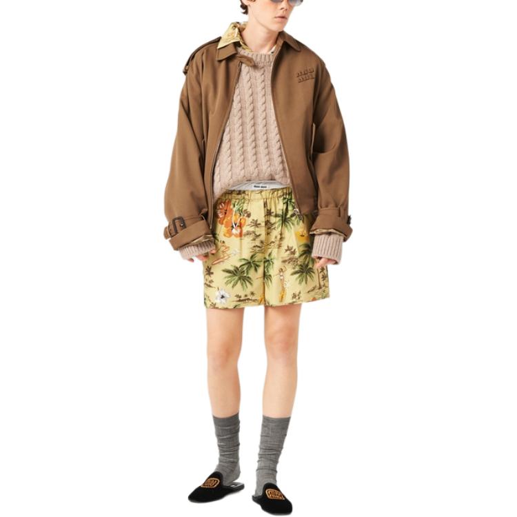 Lookbook (W) MIU MIU SS24 沙黃色羊絨針織圓領毛衣 MML871-14AP-F0036-S-OOO