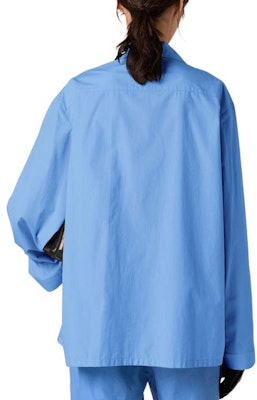 (W) MIU MIU SS24 Baju Longgar Berkolar Cetakan Logo Lengan Panjang Wanita - Biru MK1884-15UL-F0013-S-OOO Purchase (W) MIU MIU SS24 Baju Longgar Berkolar Cetakan Logo Lengan Panjang Wanita - Biru MK1884-15UL-F0013-S-OOO