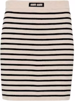 (Women) MIU MIU SS24 Logo Striped Knit Mid-Rise Mini Skirt Beige Skirt. MMG499-12ZG-F0F6H-S-OOO (Women) MIU MIU SS24 Logo Striped Knit Mid-Rise Mini Skirt Beige Skirt. MMG499-12ZG-F0F6H-S-OOO