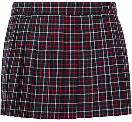 (Women) MIU MIU SS24 Plaid Mini Casual Skirt Women’s Black MG2040-14HR-F0969-S-232 Buy (Women) MIU MIU SS24 Plaid Mini Casual Skirt Women’s Black MG2040-14HR-F0969-S-232