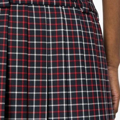 (Women) MIU MIU SS24 Plaid Mini Casual Skirt Women’s Black MG2040-14HR-F0969-S-232 Details for (Women) MIU MIU SS24 Plaid Mini Casual Skirt Women’s Black MG2040-14HR-F0969-S-232