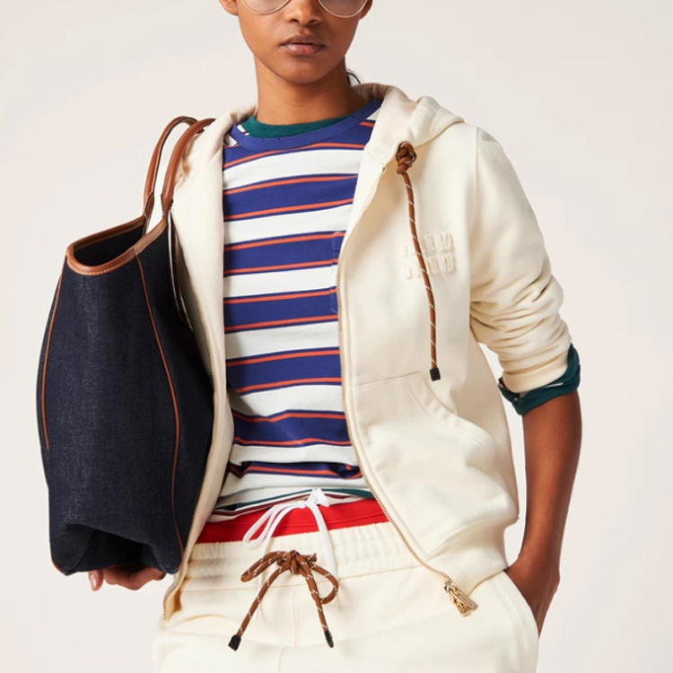 Purchase (W) MIU MIU SS24 Chaqueta Slim-Fit Logo Bordado Cremallera Neutral. MJL024-15AV-F0018-S-OOO