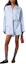 Lookbook (Women) MIU MIU SS24 Striped Logo Embroidered Elastic Waist Shorts Women - Blue SP9429-137Q-F0X24-S-OOO