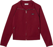 (Women) Miu Miu SS25 Contrast Trim Zip-Up Long Sleeve Jacket for Women MMF958-16WY-F0X57-S-OOO (Women) Miu Miu SS25 Contrast Trim Zip-Up Long Sleeve Jacket for Women MMF958-16WY-F0X57-S-OOO