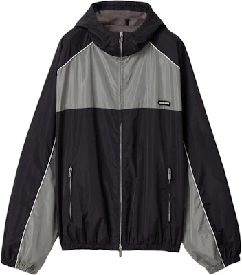 (W) Miu Miu SS25 条纹连帽宽松长袖夹克 蓝色 ML1220-163P-F097B-S-OOO Buy (W) Miu Miu SS25 条纹连帽宽松长袖夹克 蓝色 ML1220-163P-F097B-S-OOO