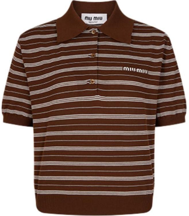 women-miu-miu-striped-lettering-short-sleeve-polo-top-brown-casual-shirt-mml-949-140-v-f0324