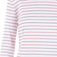 Purchase (W) MIU MIU 條紋徽標貼長袖粉色圓領T恤 女裝 SS24 MJL995-14EU-F0009-S-OOO
