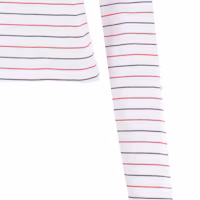 Details for (W) MIU MIU 條紋徽標貼長袖粉色圓領T恤 女裝 SS24 MJL995-14EU-F0009-S-OOO