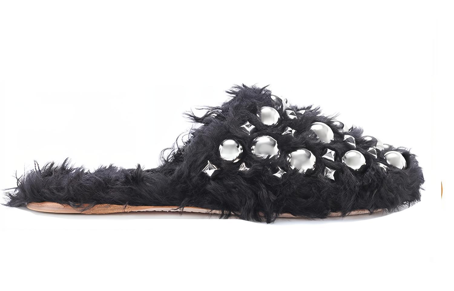 (W) MIU MIU Studded Sphere Slider 'Black' 圖 2