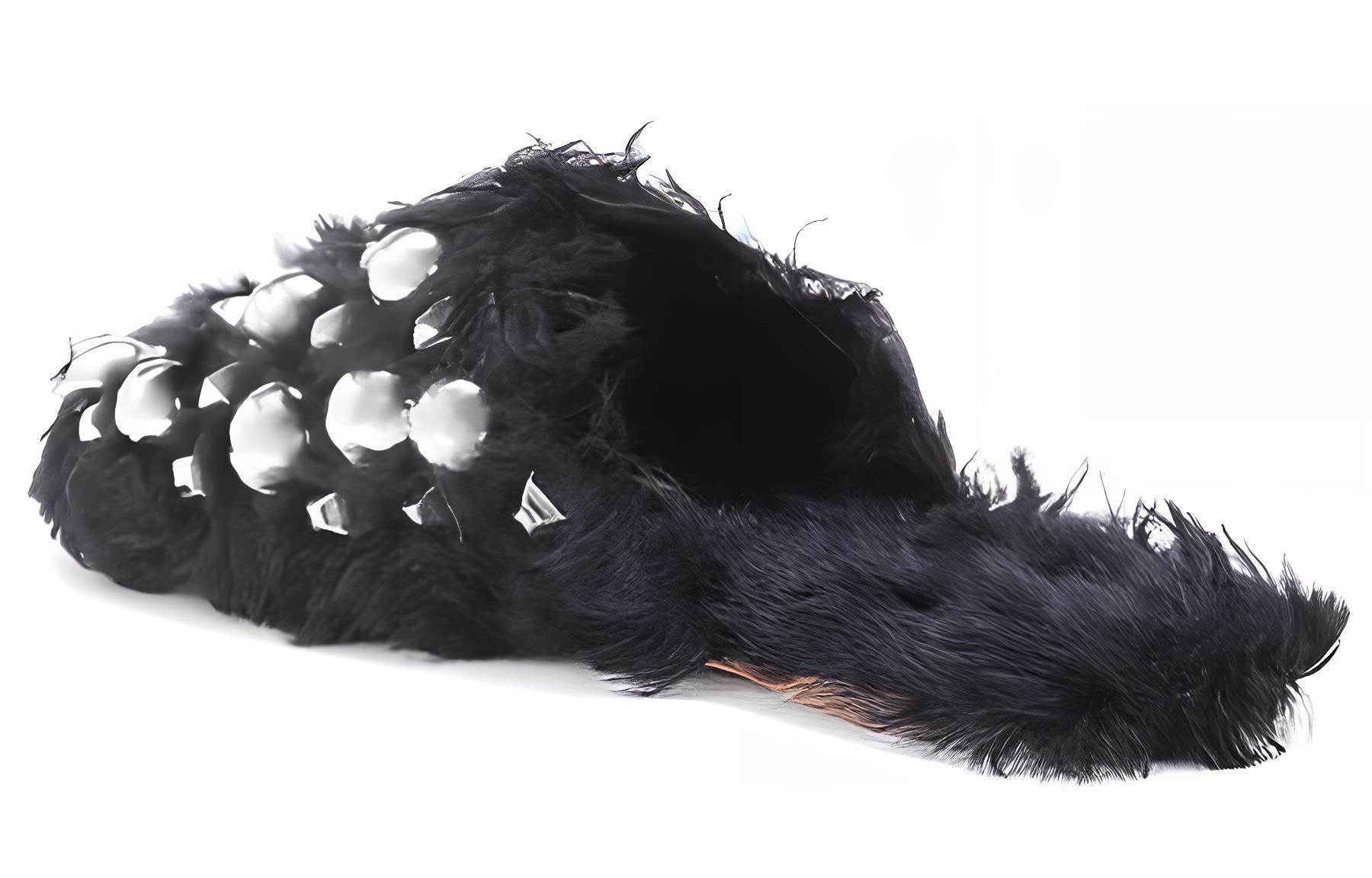 (W) MIU MIU Studded Sphere Slider 'Black' 圖 5