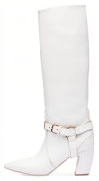 (Women) MIU MIU Suede High-Top Boots 'White Fashion Forward' 5W768C_F07_53L2A_F_0009 (Women) MIU MIU Suede High-Top Boots 'White Fashion Forward' 5W768C_F07_53L2A_F_0009
