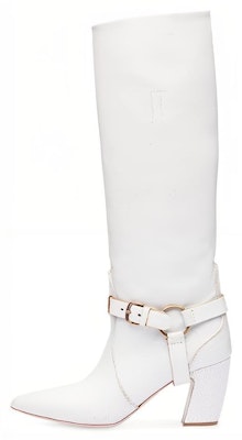 MIU MIU麂皮 時尚前衛 簡約休閒 高筒靴 女款 白色 Buy MIU MIU麂皮 時尚前衛 簡約休閒 高筒靴 女款 白色