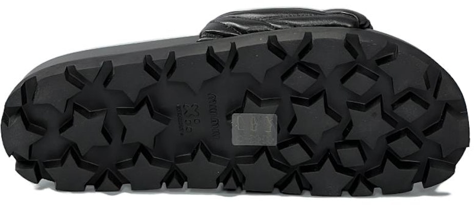 (Women) MIU MIU Toe Loop Slide 'Black Fashion' 5XX601_3LM4_F0002 Purchase (Women) MIU MIU Toe Loop Slide 'Black Fashion' 5XX601_3LM4_F0002