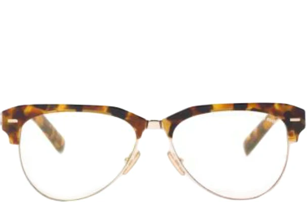 (Women) MIU MIU Tortoiseshell Browline Acetate Optical Glasses with Logo for Women. SMU09ZS19PFE08NC057 Lookbook (Women) MIU MIU Tortoiseshell Browline Acetate Optical Glasses with Logo for Women. SMU09ZS19PFE08NC057