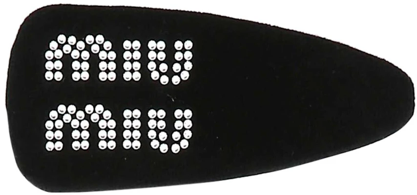 (W) MIU MIU 時尚黑色布質女士髮夾 5IF092068F0002 Order (W) MIU MIU 時尚黑色布質女士髮夾 5IF092068F0002