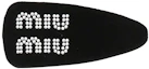 Order (W) MIU MIU 時尚黑色布質女士髮夾 5IF092068F0002